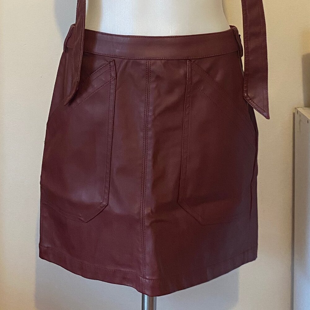 Express Faux Leather Skirt